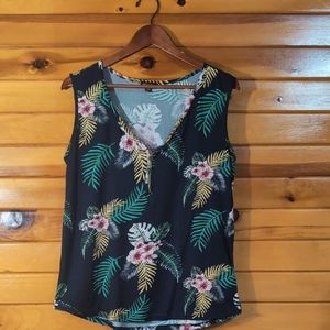 Floral Sleeveless Top